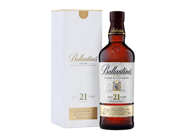 惠州百龄坛威士忌回收百龄坛21年苏格兰威士忌40°Ballantine's进口洋酒700ml