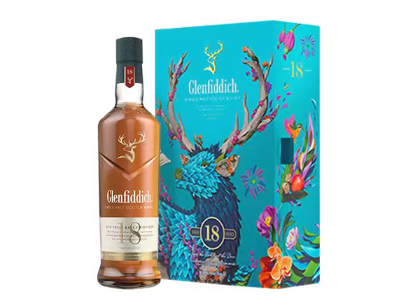 惠州格兰菲迪回收格兰菲迪18年700ml春节礼盒装Glenfiddich苏格兰威士忌