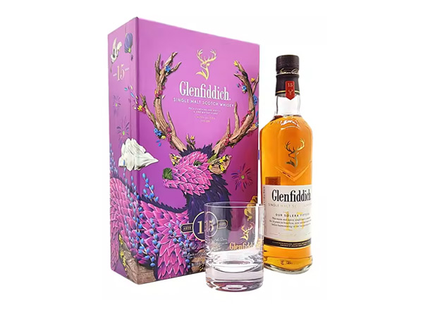 惠州收购格兰菲迪15年威士忌福鹿礼盒装Glenfiddich苏格兰威士忌700ml上门回收