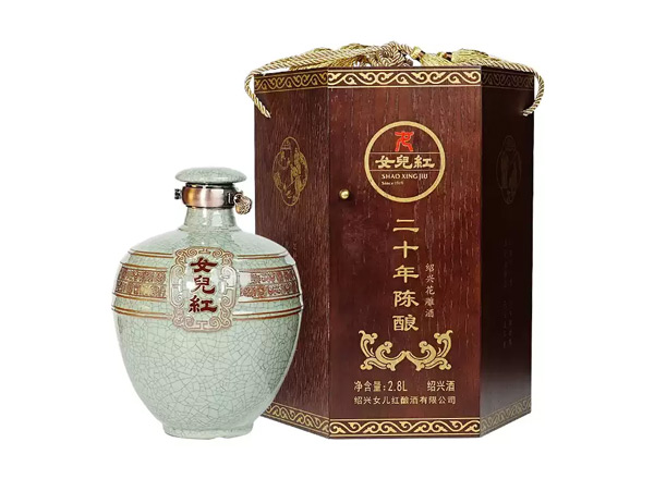 惠州女儿红绍兴黄酒回收女儿红二十年陈酿20年花雕酒2.8L坛装礼盒