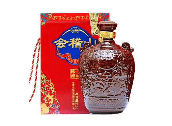 惠州回收会稽山二十年黄酒陶坛20年陈酿2.5L花雕酒